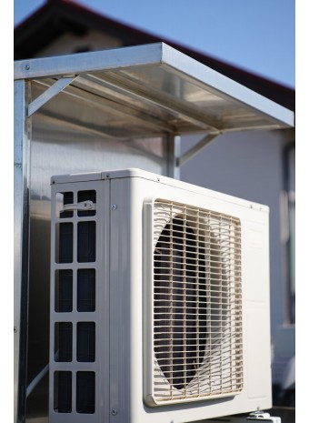 Как защитить наружный блок кондиционера от погодных условий?