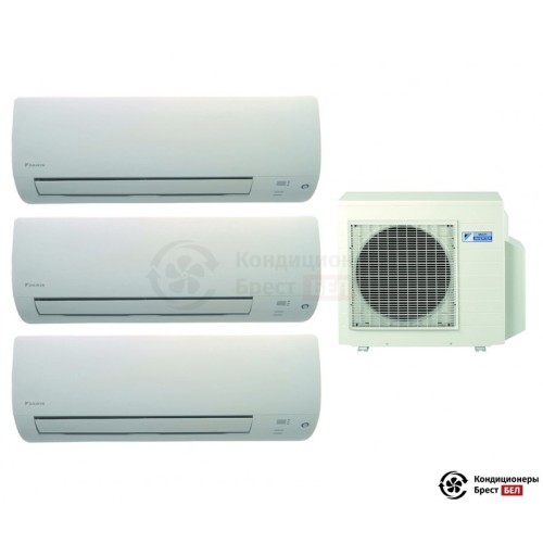  Мульти сплит-система Daikin 3MXS40K/FTXS20K/FTXS20K/FTXS20K в Бресте