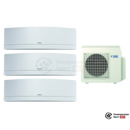 Мульти сплит-система Daikin 3MXS68G/FTXG25LW/FTXG35LW/FTXG35LW