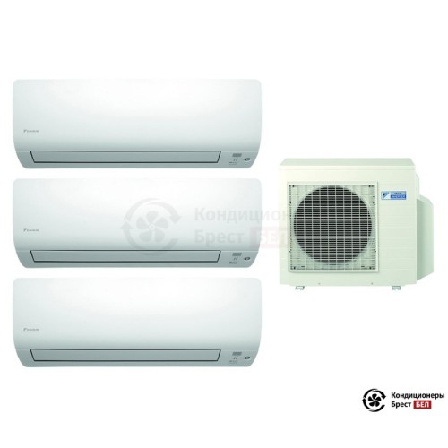  Мульти сплит-система Daikin 4MXS68F/CTXS15K/CTXS35K/CTXS35K в Бресте