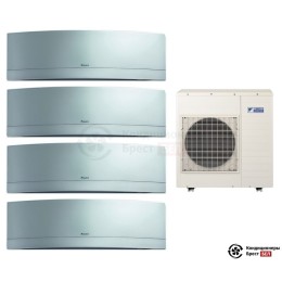 Мульти сплит-система Daikin 4MXS80E/FTXG20LS/FTXG25LS/FTXG25LS/FTXG25LS