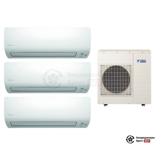  Мульти сплит-система Daikin 5MXS90E/CTXS15K/CTXS15K/CTXS35K в Бресте