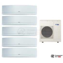 Мульти сплит-система Daikin 5MXS90E/FTXG20LW/FTXG20LW/FTXG20LW/FTXG20LW/FTXG35LW