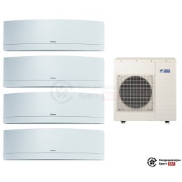 Мульти сплит-система Daikin 5MXS90E/FTXG25LW/FTXG35LW/FTXG35LW/FTXG50LW