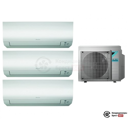  Мульти сплит-система Daikin 3MXM68N9/CTXM15M/CTXM15M/CTXM15M в Бресте