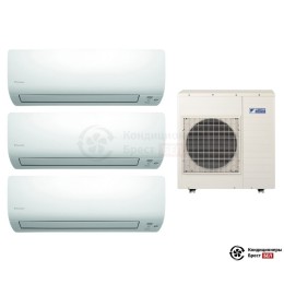 Мульти сплит-система Daikin 4MXS80E/CTXS15K/CTXS35K/CTXS35K