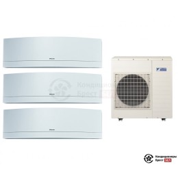 Мульти сплит-система Daikin 5MXS90E/FTXG25LW/FTXG25LW/FTXG50LW