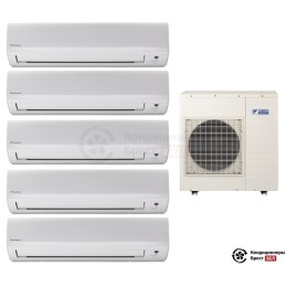 Мульти сплит-система Daikin 5MXS90E/FTXB25B/FTXB25B/FTXB25B/FTXB25B/FTXB25B