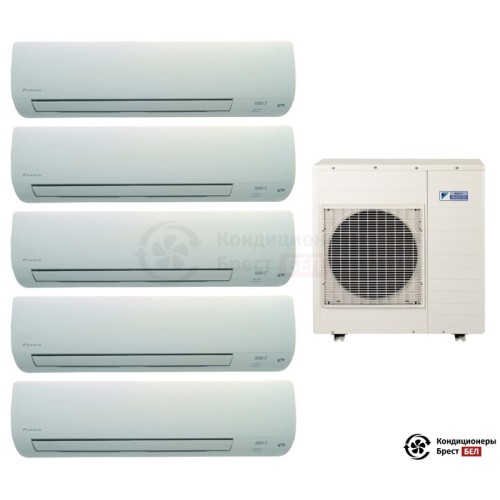  Мульти сплит-система Daikin 5MXS90E/FTXS25K/FTXS25K/FTXS25K/FTXS25K/FTXS50K в Бресте