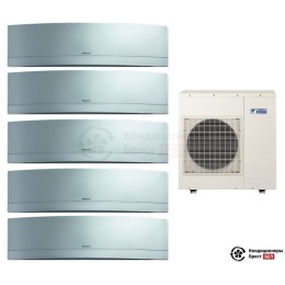 Мульти сплит-система Daikin 5MXS90E/FTXG20LS/FTXG20LS/FTXG20LS/FTXG20LS/FTXG50LS