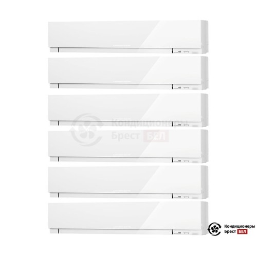  Мультисплит-система Mitsubishi Electric MXZ-6D122VA/MSZ-EF22VEW/MSZ-EF22VEW/MSZ-EF22VEW/MSZ-EF22VEW/MSZ-EF22VEW/MSZ-EF22VEW в Бресте