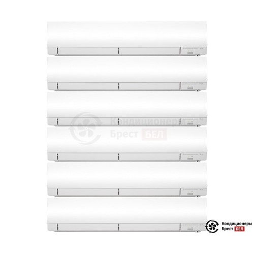  Мультисплит-система Mitsubishi Electric MXZ-6D122VA/MSZ-FH25VE/MSZ-FH25VE/MSZ-FH25VE/MSZ-FH25VE/MSZ-FH25VE/MSZ-FH25VE в Бресте