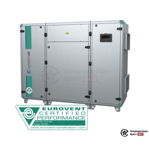  Приточно-вытяжной агрегат Systemair Topvex SC06 EL-L-CAV в Бресте