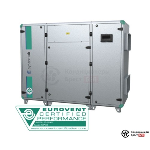  Приточно-вытяжной агрегат Systemair Topvex SC08 L-CAV в Бресте