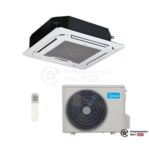  Кассетный кондиционер Midea MCD-36HRN1-R1/T-MBQ-02F1-2/MOD31U-36HN1-R в Бресте